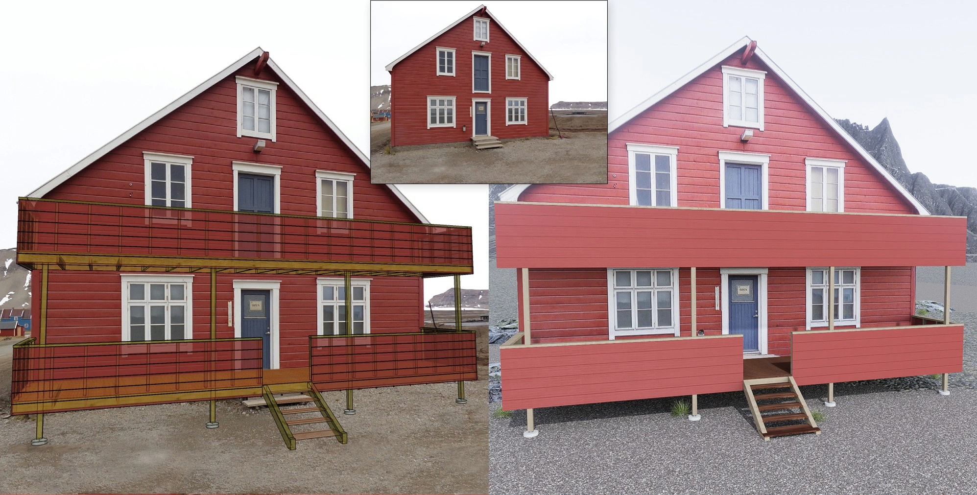 Photo-based adaptive 3D house modeling